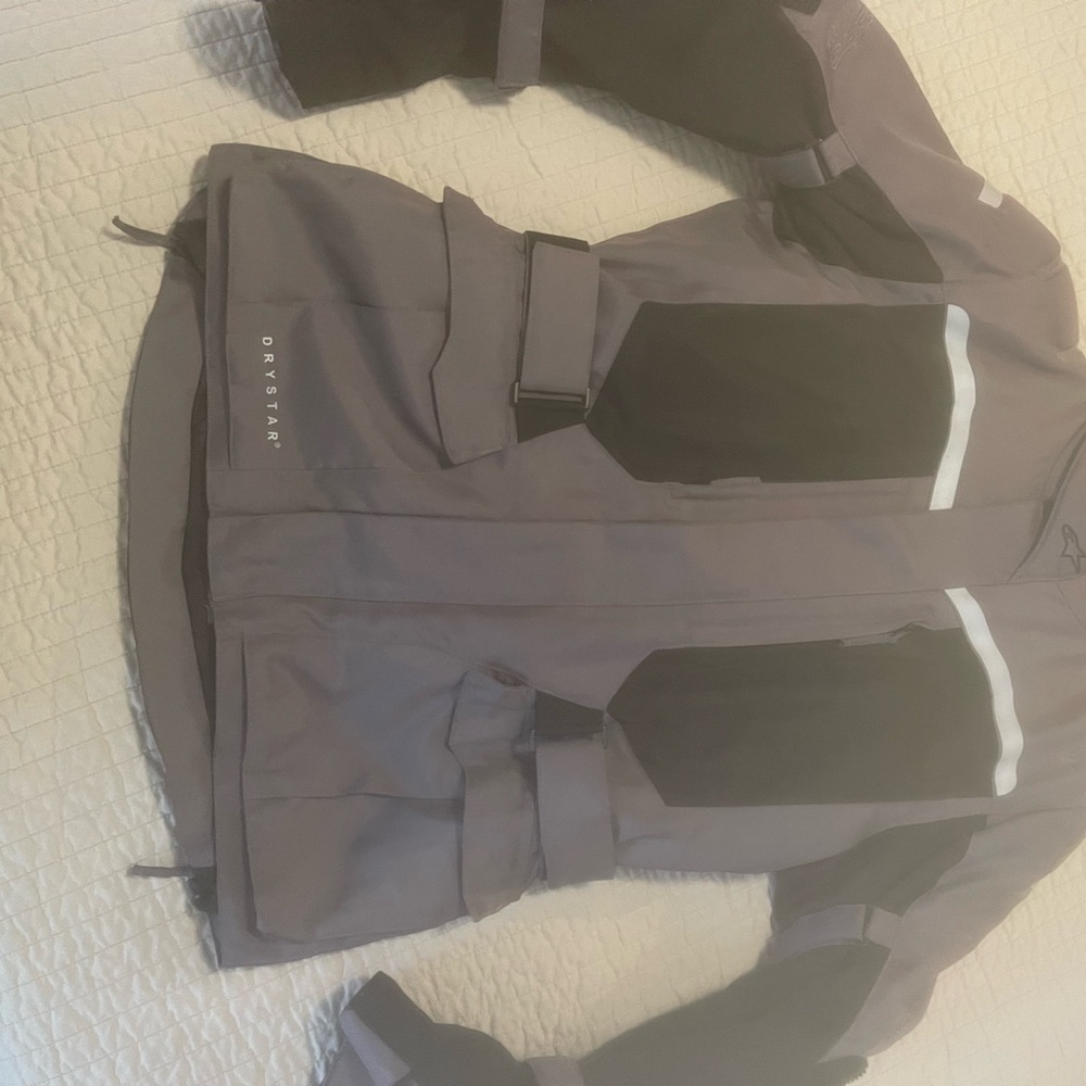 Alpinestars Men's grey and Black Performance motorcycle Jacket - Picture 3 of 8
